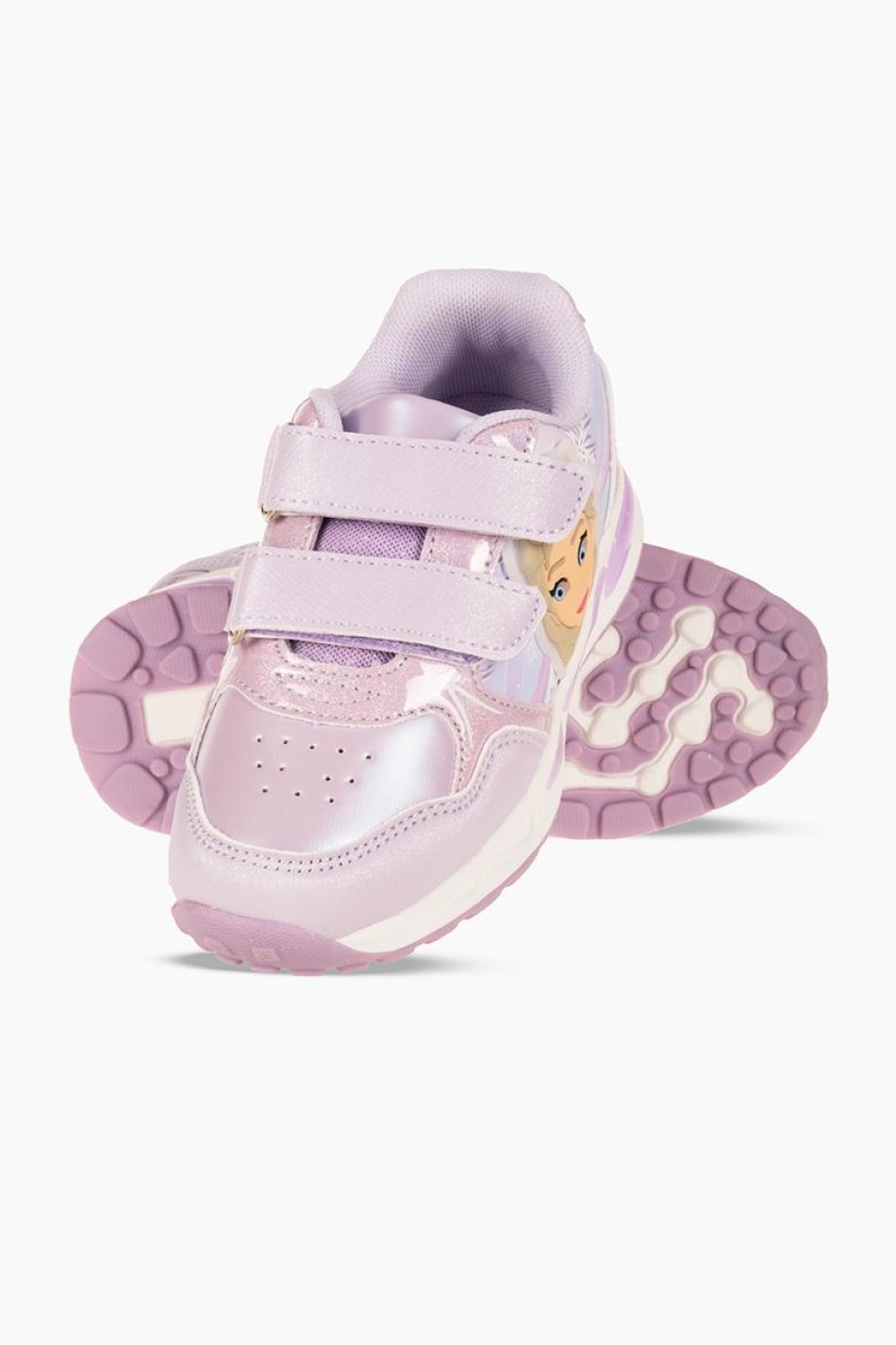 Sneaker για κορίτσια με κούπωμα velcro και σχέδιο πριγκίπισσα ΜΩΒ Sneaker για κορίτσια με κούπωμα velcro και σχέδιο πριγκίπισσα ΜΩΒ