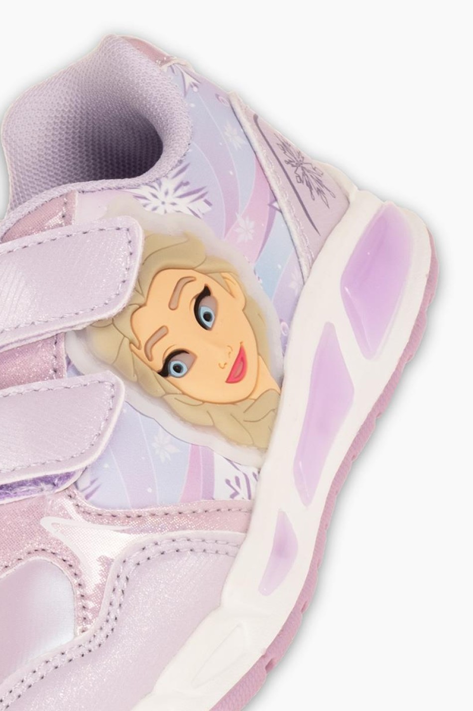 Sneaker για κορίτσια με κούπωμα velcro και σχέδιο πριγκίπισσα ΜΩΒ Sneaker για κορίτσια με κούπωμα velcro και σχέδιο πριγκίπισσα ΜΩΒ
