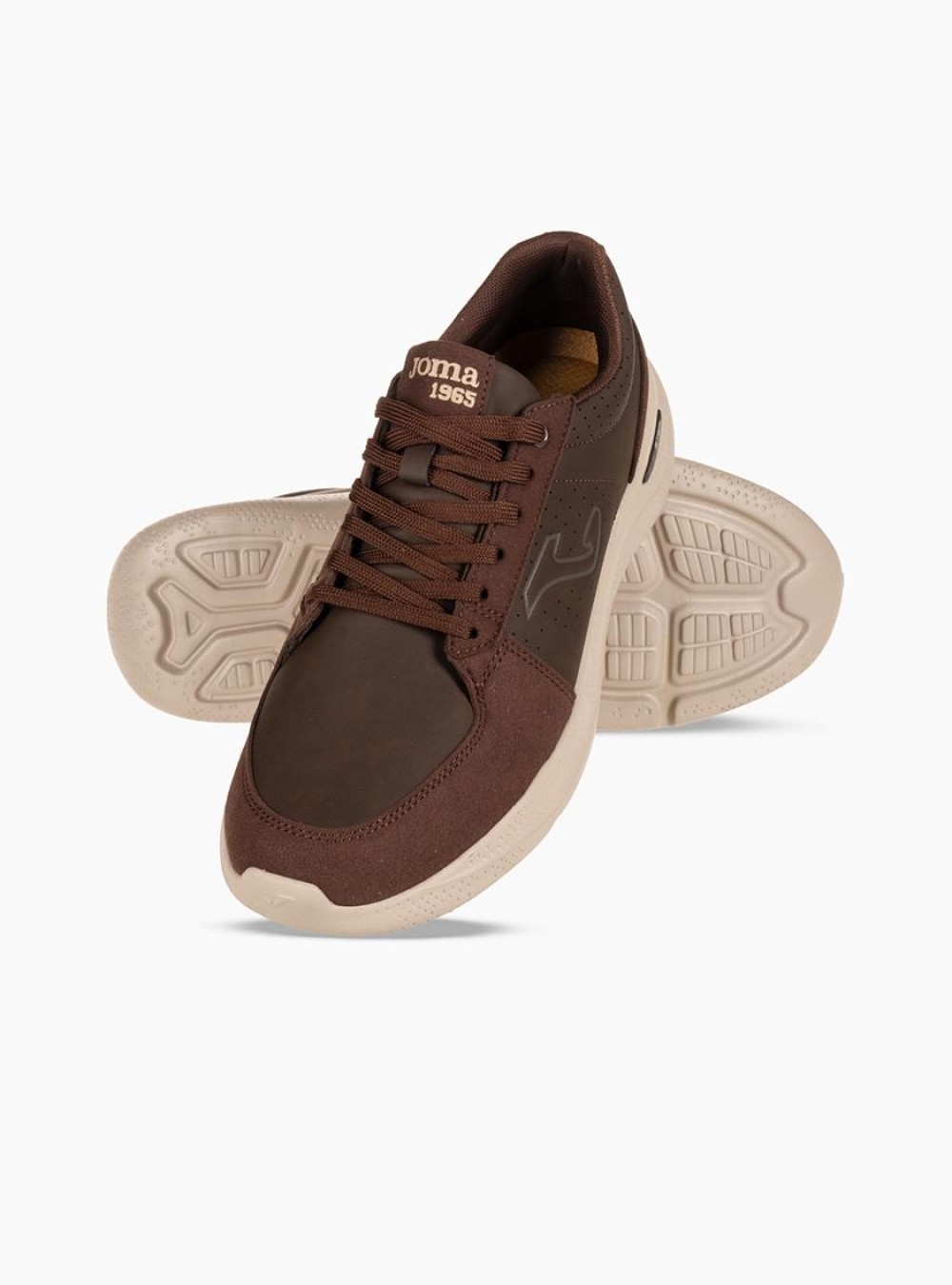 JOMA Aνδρικά sneakers με συνδυασμό υλικών ΚΑΦΕ JOMA Aνδρικά sneakers με συνδυασμό υλικών ΚΑΦΕ
