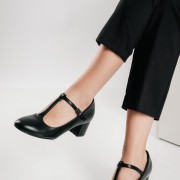 ZAK Comfort γόβες χορού με T-bar δέσιμο ΜΑΥΡΟ ZAK Comfort γόβες χορού με T-bar δέσιμο ΜΑΥΡΟ