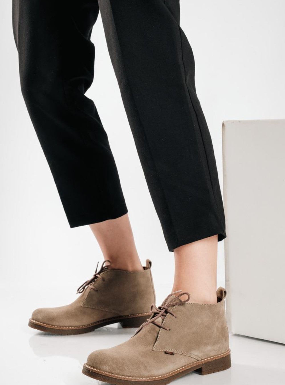 RAGAZZA suede δερμάτινα oxford μποτάκια ΠΟΥΡΟ RAGAZZA suede δερμάτινα oxford μποτάκια ΠΟΥΡΟ