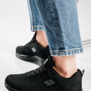 Running ελαφριά υφασμάτινα sneakers ΜΑΥΡΟ