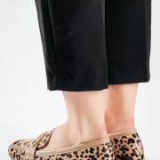 Loafers με Animal Print & Διακοσμητική Αγκράφα ΛΕΟΠΑΡ Loafers με Animal Print & Διακοσμητική Αγκράφα ΛΕΟΠΑΡ