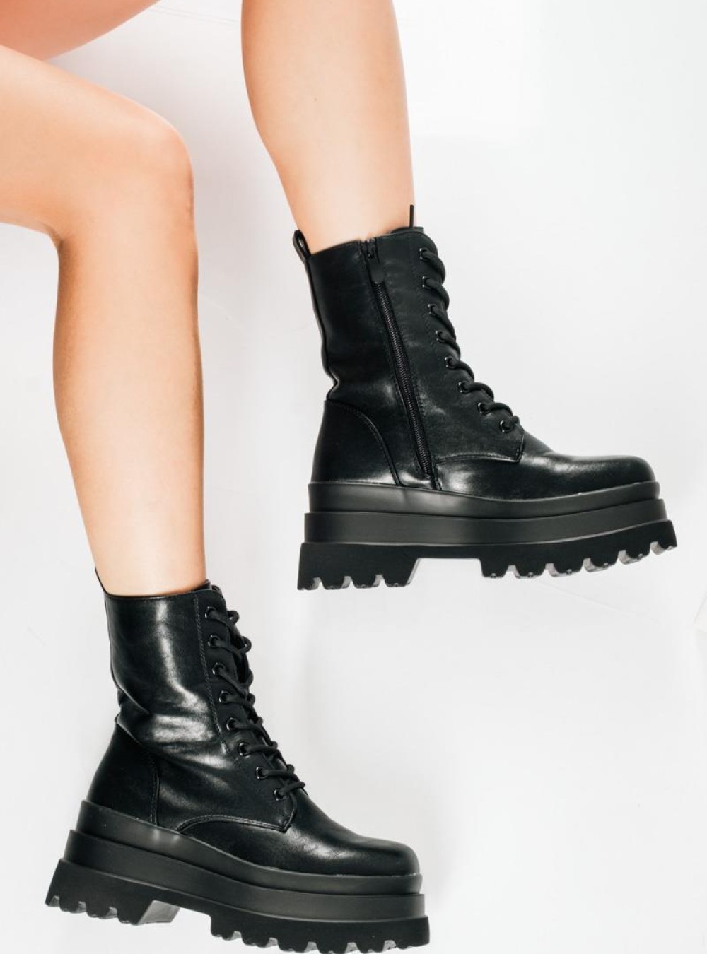 Αρβυλάκια δίσολα με chunky σόλα ΜΑΥΡΟ Αρβυλάκια δίσολα με chunky σόλα ΜΑΥΡΟ