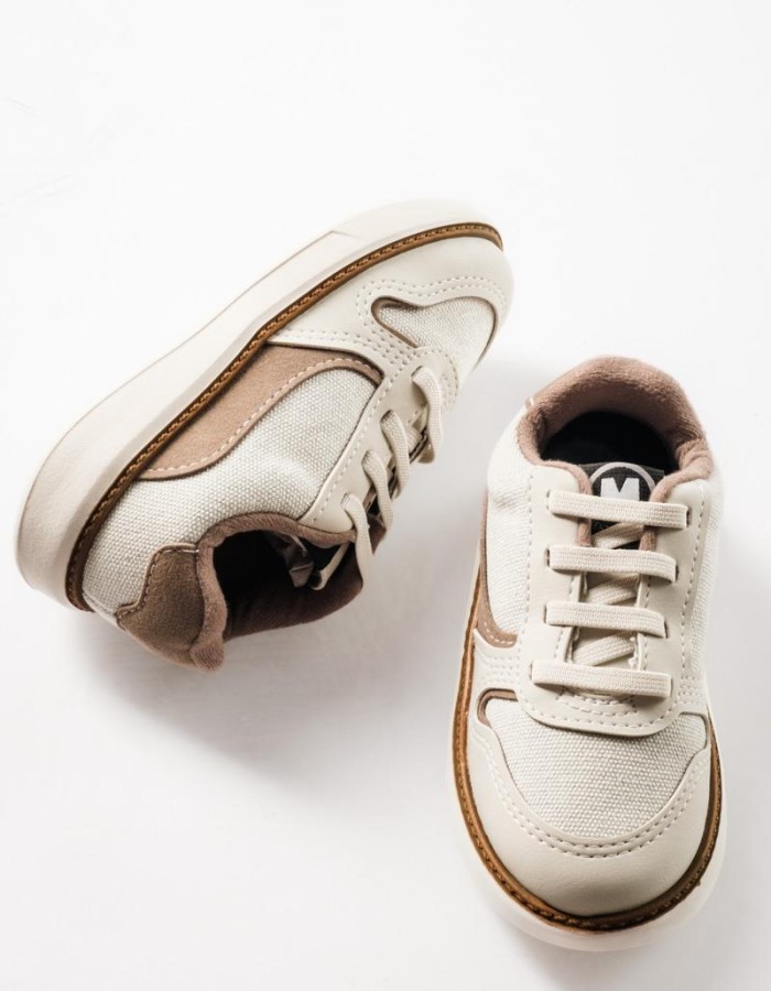 MOLEKINHO slip-on sneakers για αγόρια με ελαστικά κορδόνια ΜΠΕΖ