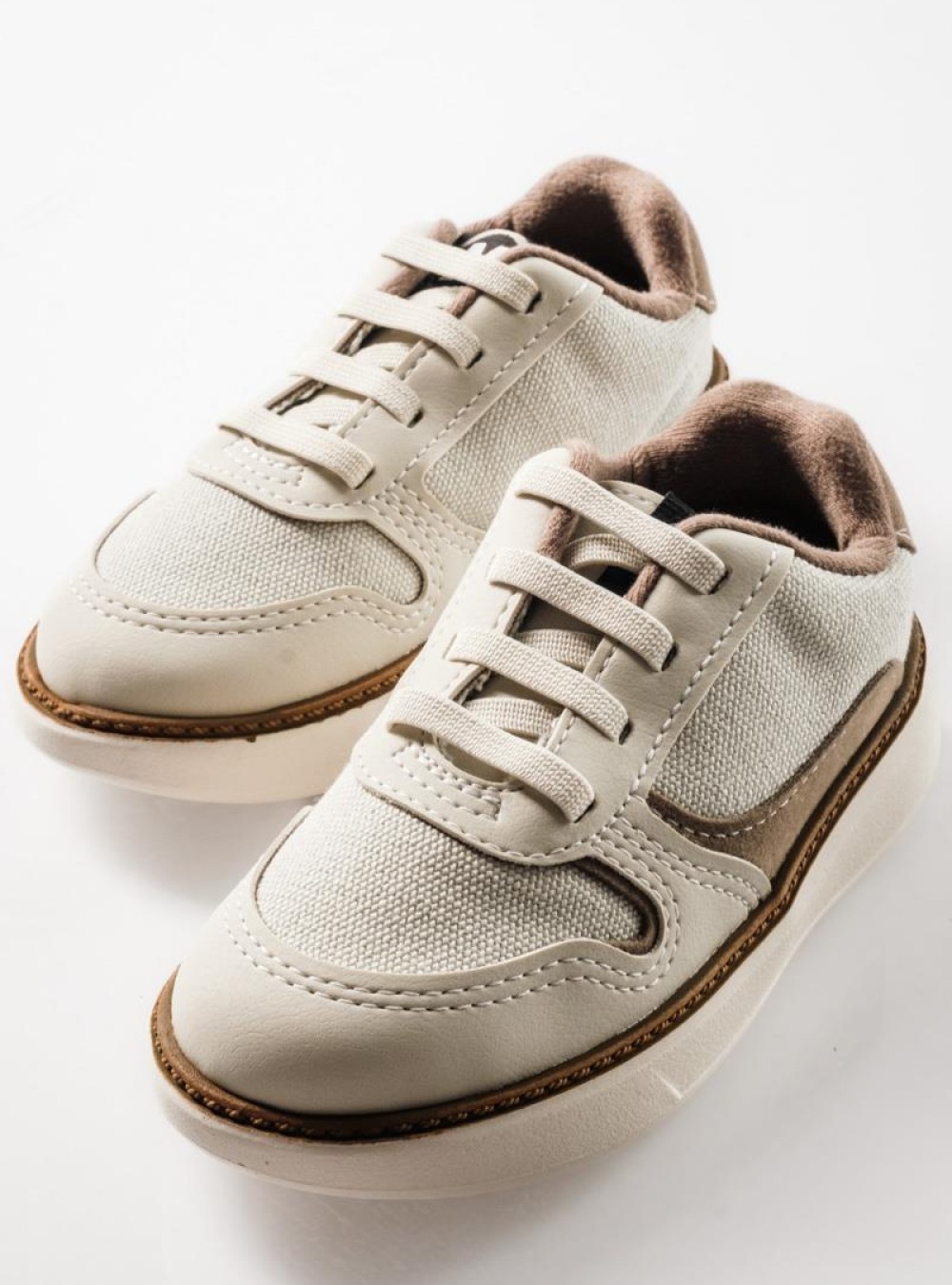 MOLEKINHO slip-on sneakers για αγόρια με ελαστικά κορδόνια ΜΠΕΖ MOLEKINHO slip-on sneakers για αγόρια με ελαστικά κορδόνια ΜΠΕΖ