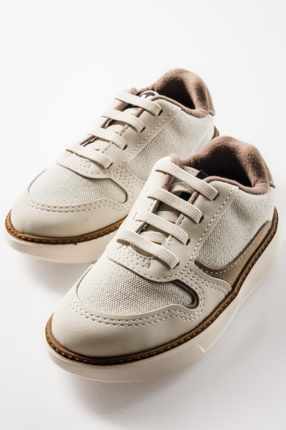 MOLEKINHO slip-on sneakers για αγόρια με ελαστικά κορδόνια ΜΠΕΖ MOLEKINHO slip-on sneakers για αγόρια με ελαστικά κορδόνια ΜΠΕΖ