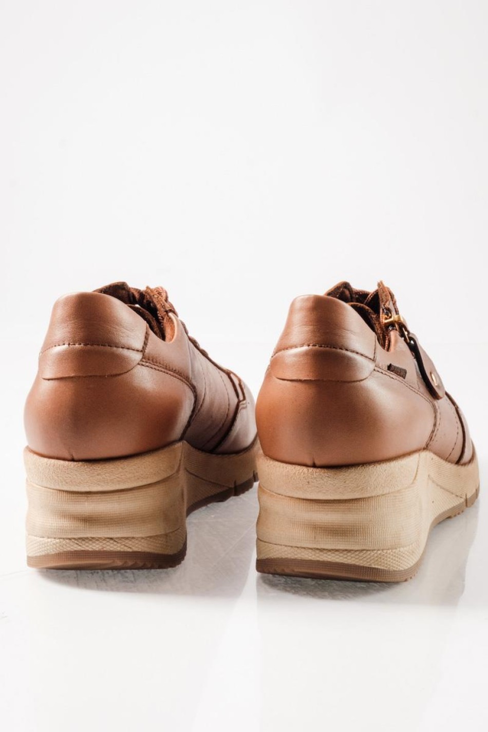 RAGAZZA Sneaker πλατφόρμα με κορδόνια και πλαϊνό φερμουάρ ΤΑΜΠΑ