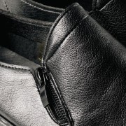 Slip-On γυναικεία ανατομικά παπούτσια με πλαϊνό φερμουάρ ΜΑΥΡΟ Slip-On γυναικεία ανατομικά παπούτσια με πλαϊνό φερμουάρ ΜΑΥΡΟ