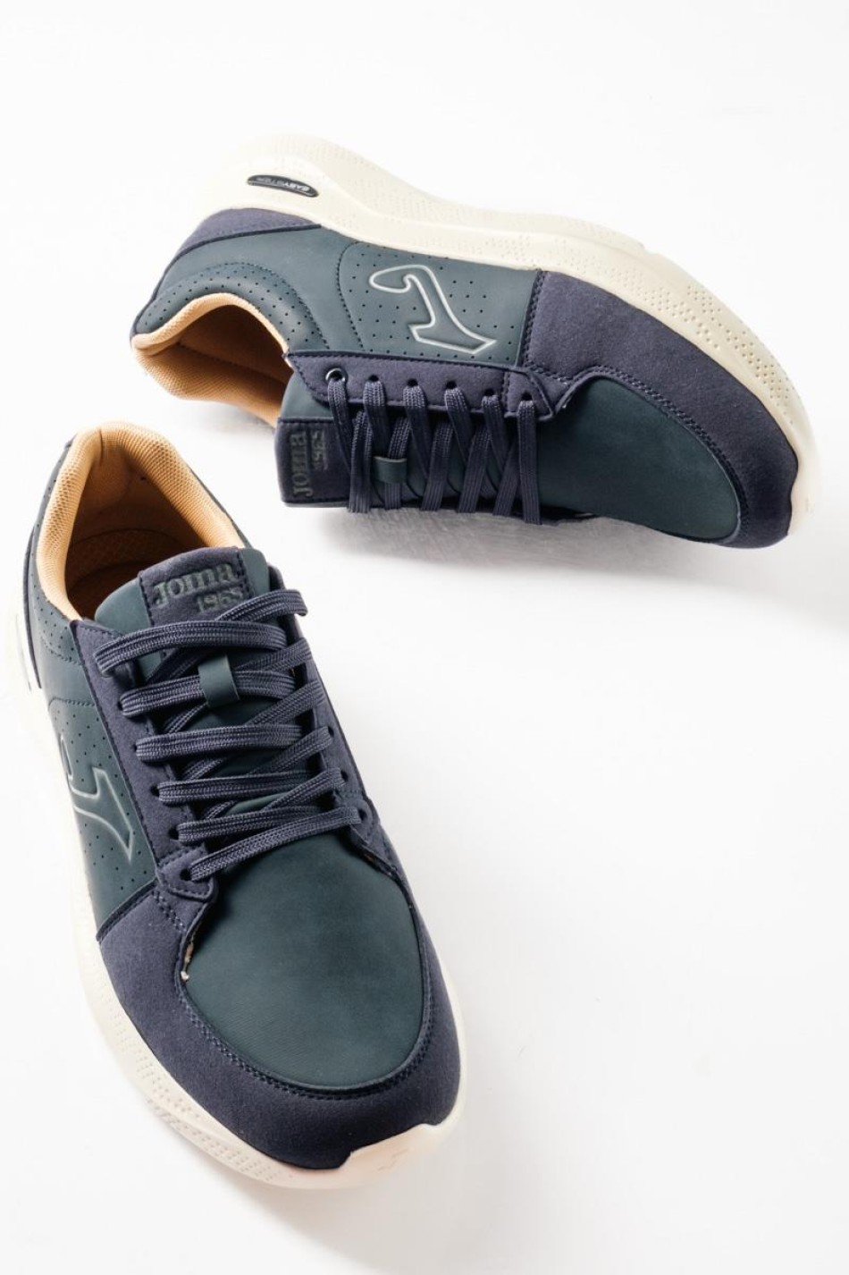 JOMA Aνδρικά sneakers με συνδυασμό υλικών ΜΠΛΕ