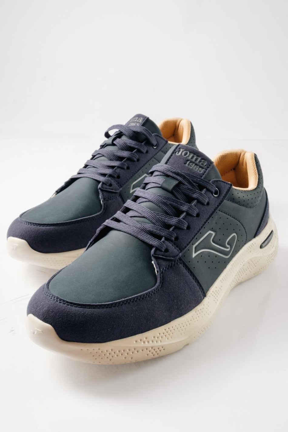 JOMA Aνδρικά sneakers με συνδυασμό υλικών ΜΠΛΕ JOMA Aνδρικά sneakers με συνδυασμό υλικών ΜΠΛΕ