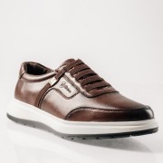 ZAK ανδρικά Casual παπούτσια Slip-On με Λάστιχο ΚΑΦΕ ZAK ανδρικά Casual παπούτσια Slip-On με Λάστιχο ΚΑΦΕ