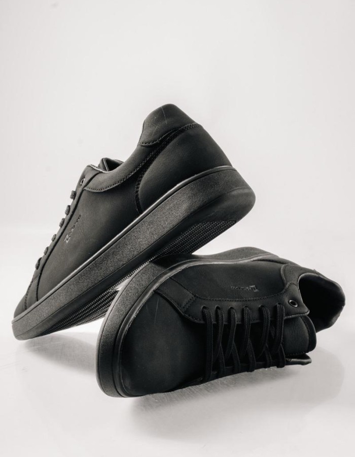 ZAK ανδρικά sneakers total black με Minimal Design ΜΑΥΡΟ