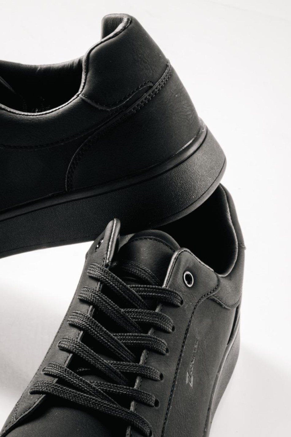 ZAK ανδρικά sneakers total black με Minimal Design ΜΑΥΡΟ ZAK ανδρικά sneakers total black με Minimal Design ΜΑΥΡΟ