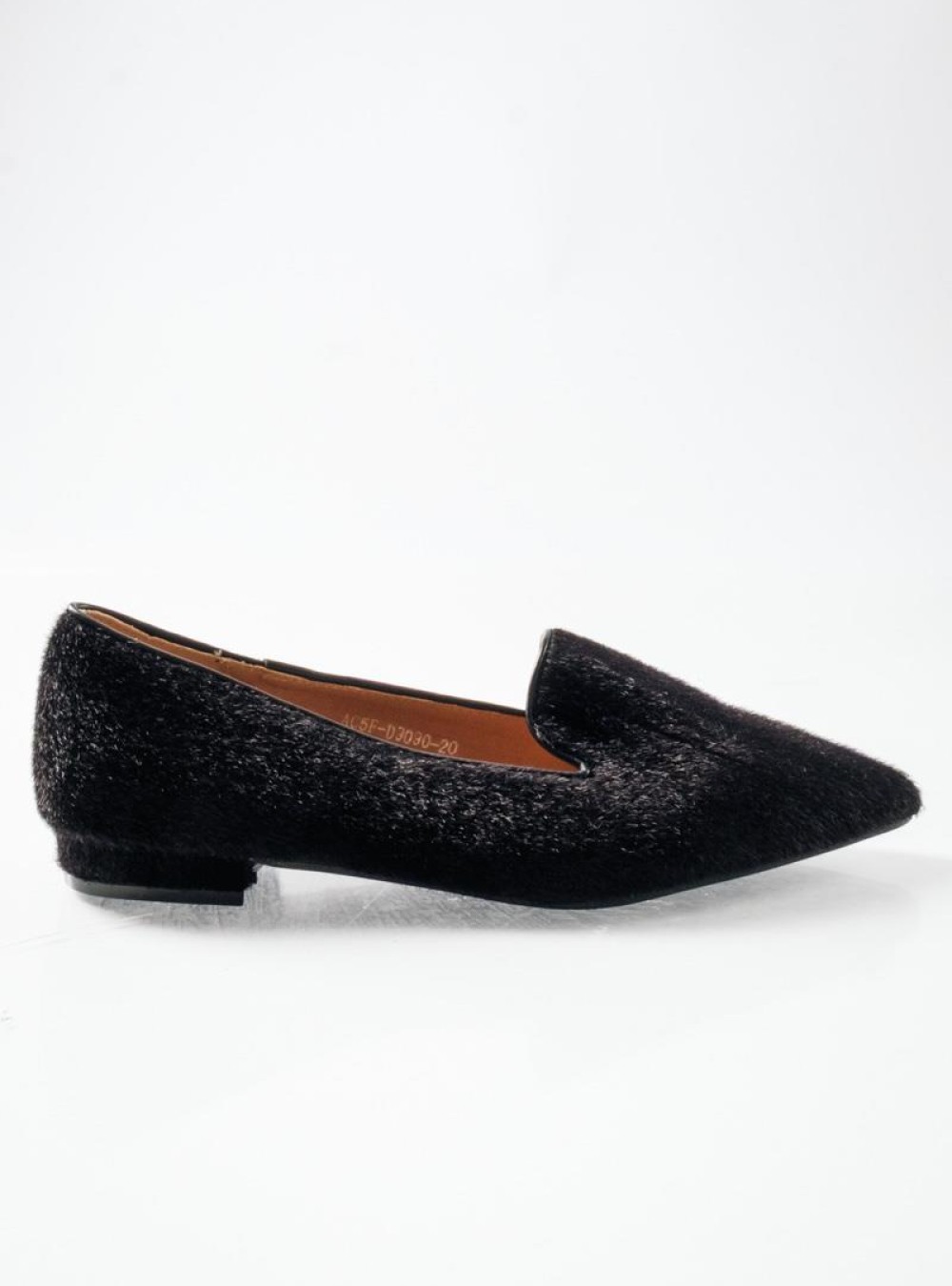 Ponyskin γυναικείες μυτερές μπαλαρίνες ΜΑΥΡΟ Ponyskin γυναικείες μυτερές μπαλαρίνες ΜΑΥΡΟ