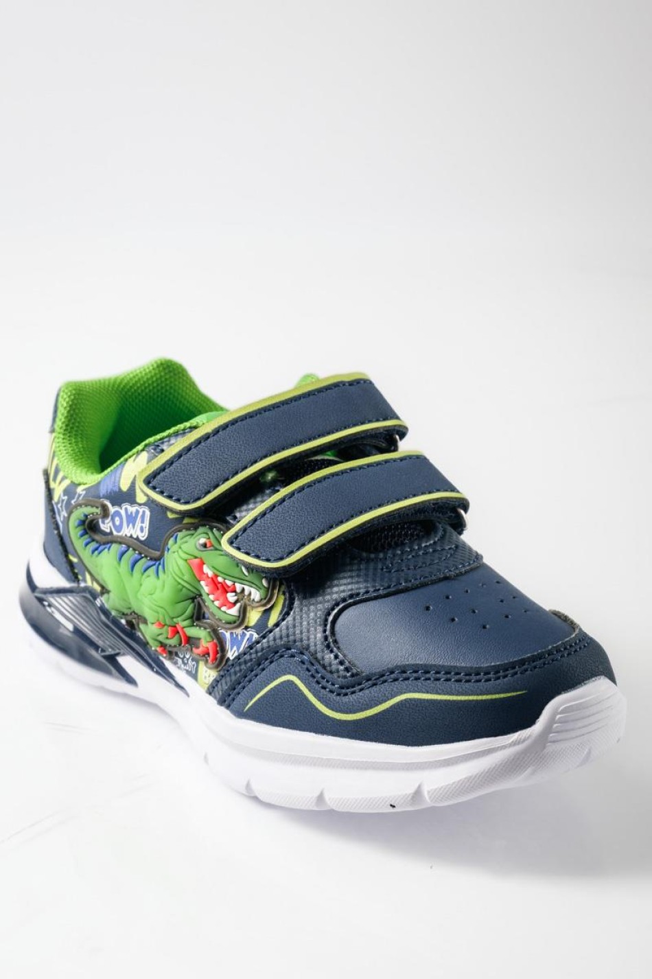 Sneaker για αγόρια με διπλό velcro και σχέδιο δεινόσαυρο ΜΠΛΕ Sneaker για αγόρια με διπλό velcro και σχέδιο δεινόσαυρο ΜΠΛΕ