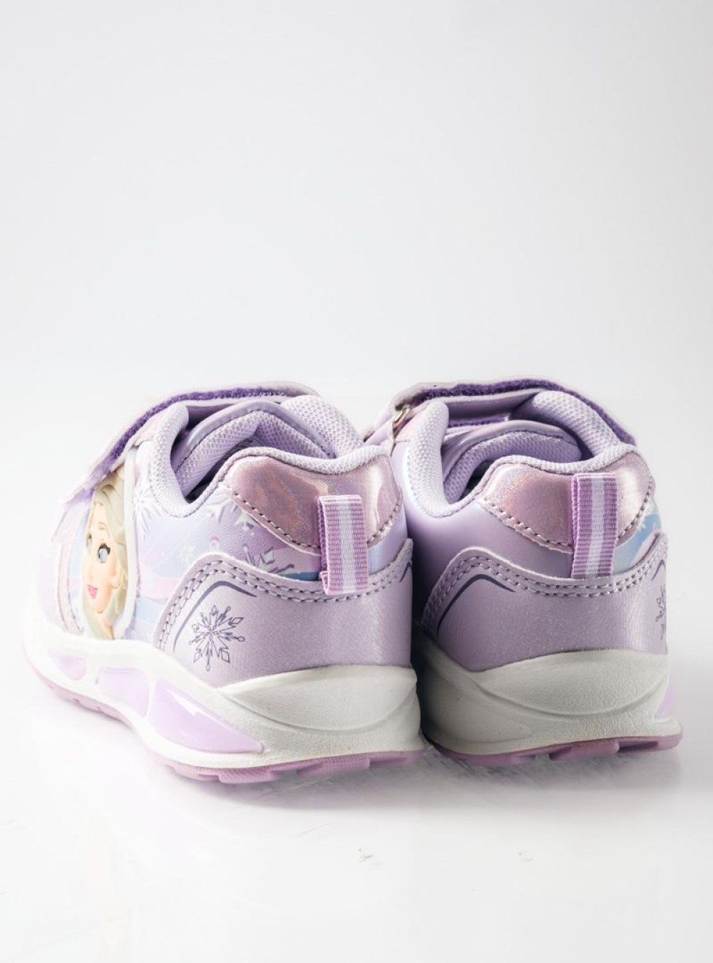 Sneaker για κορίτσια με κούπωμα velcro και σχέδιο πριγκίπισσα ΜΩΒ