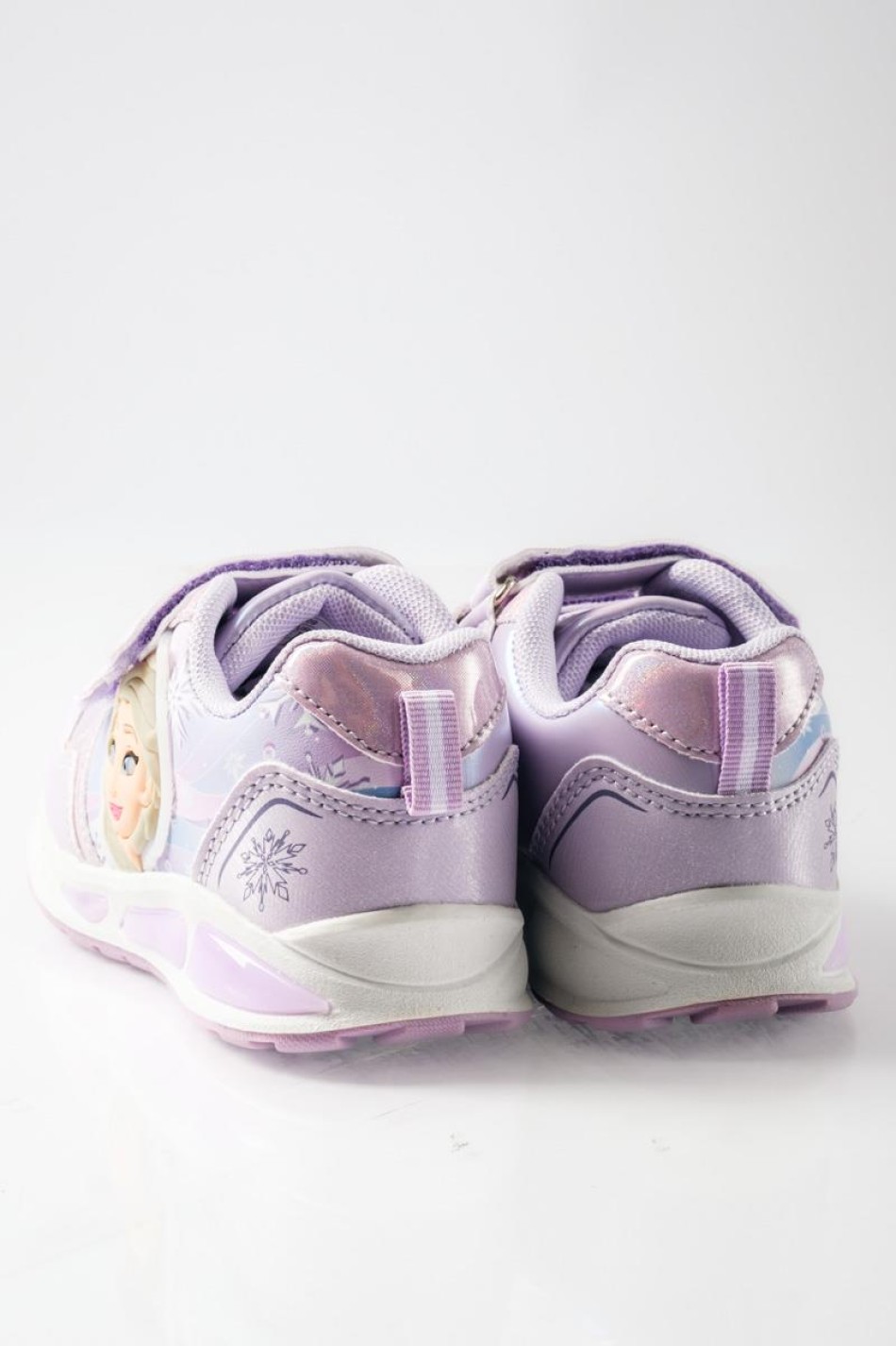 Sneaker για κορίτσια με κούπωμα velcro και σχέδιο πριγκίπισσα ΜΩΒ