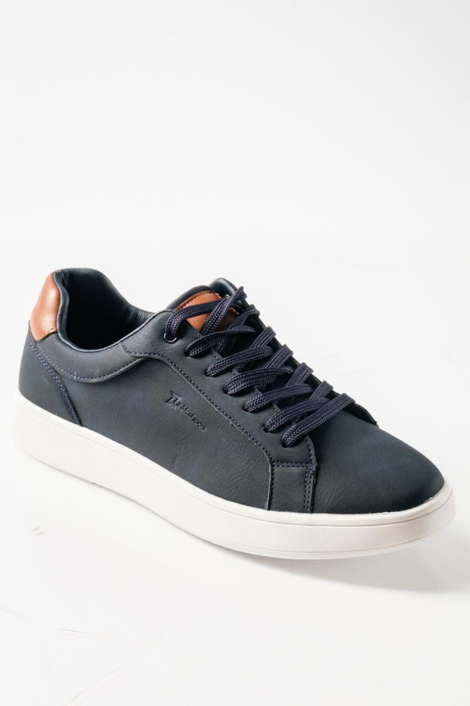 ZAK ανδρικά sneakers με καφέ λεπτομέρειες ΜΠΛΕ ZAK ανδρικά sneakers με καφέ λεπτομέρειες ΜΠΛΕ