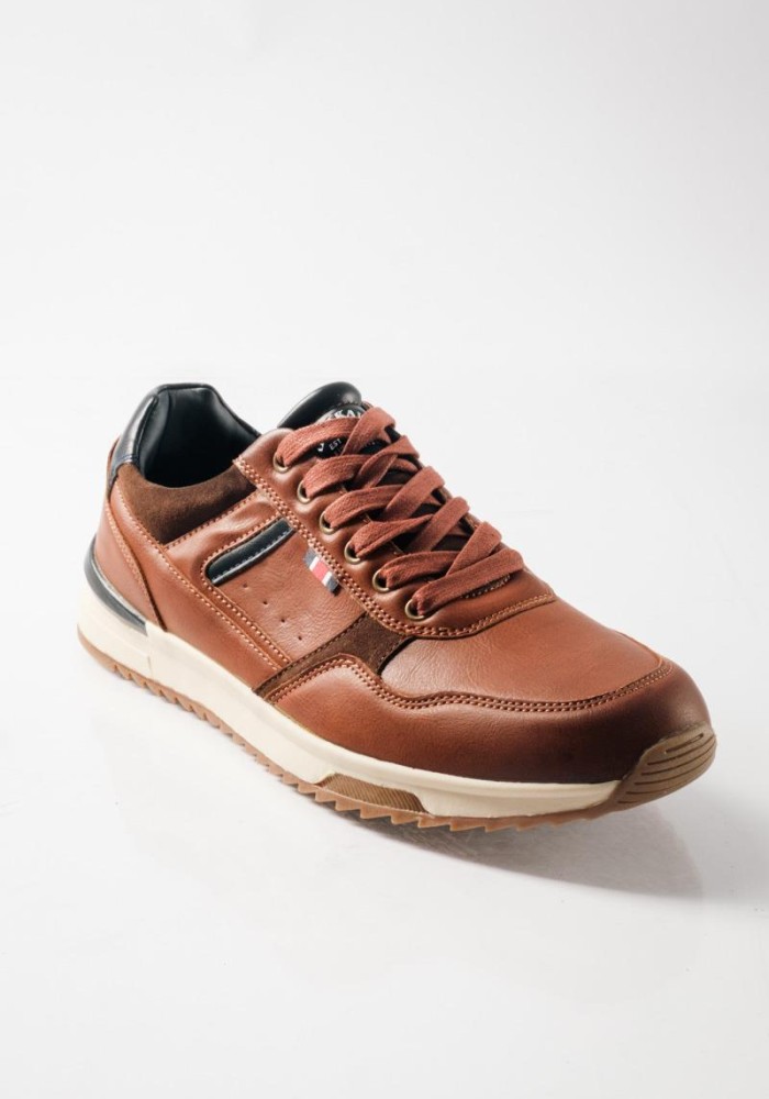 Ανδρικά casual sneakers με σουέτ λεπτομέρεις ΤΑΜΠΑ