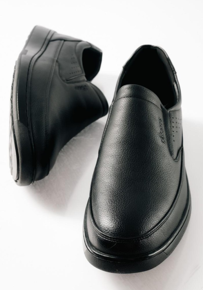 ZAK ανδρικά slip-on σε μεγάλα μεγέθη ΜΑΥΡΟ