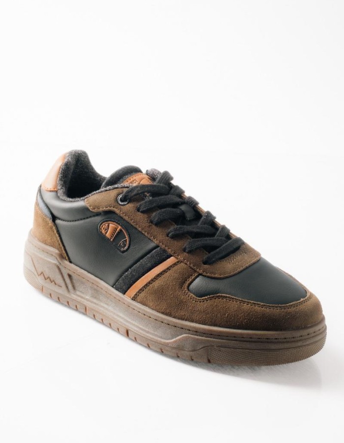 AMERICANINO Ανδρικά retro sneakers με suede λεπτομέρειες ΛΑΔΙ