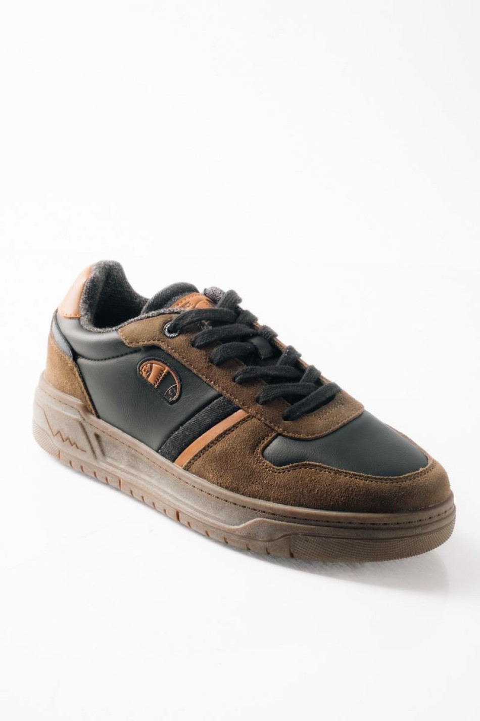AMERICANINO Ανδρικά retro sneakers με suede λεπτομέρειες ΛΑΔΙ