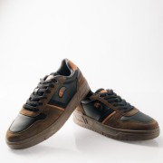 AMERICANINO Ανδρικά retro sneakers με suede λεπτομέρειες ΛΑΔΙ