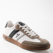 AMERICANINO ανδρικά retro sneakers με διχρωμίες ΑΣΠΡΟ AMERICANINO ανδρικά retro sneakers με διχρωμίες ΑΣΠΡΟ