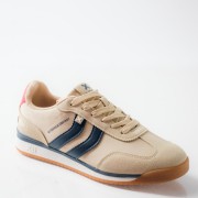 XTI ανδρικά sneakers με ρίγες στο πλάι και κόκκινη λεπτομέρεια στο πίσω μέρος ΜΠΕΖ