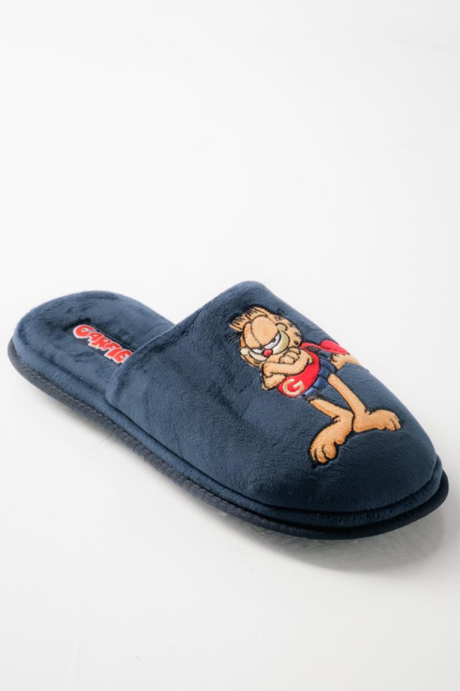 PAREX ανδρικές παντόφλες Garfield μαλακή επένδυση στο πέλμα ΜΠΛΕ