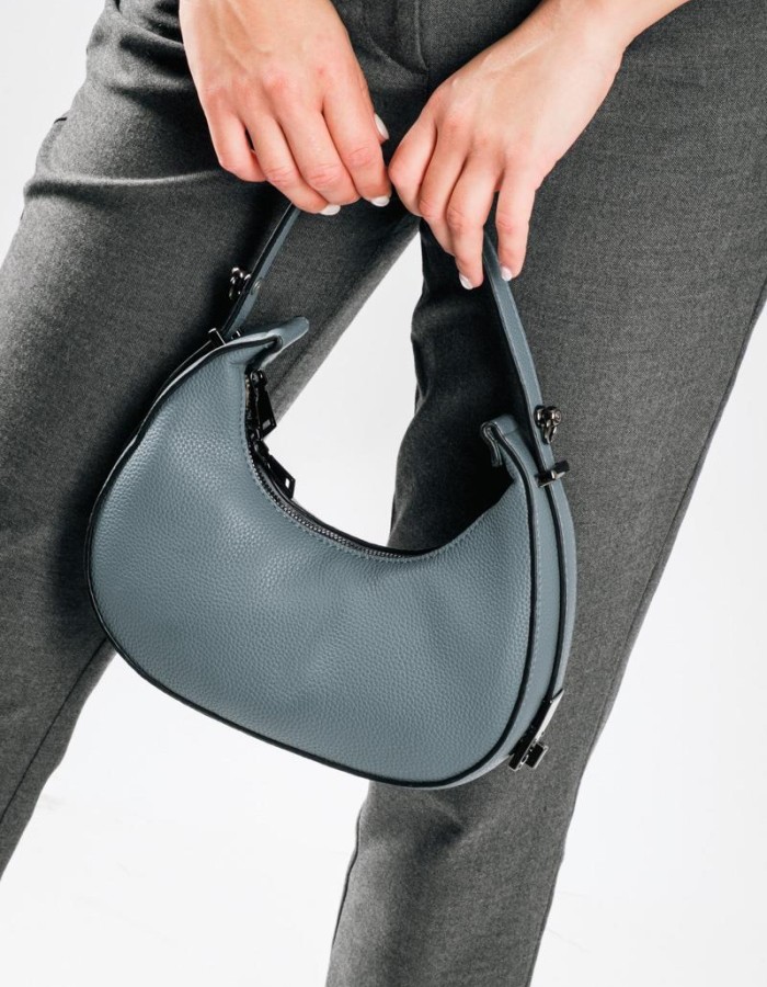 Τσάντα μικρή σε στυλ Crescent Bag με λουράκι χιαστί στο εσωτερικό μέρος ΠΕΤΡΟΛ