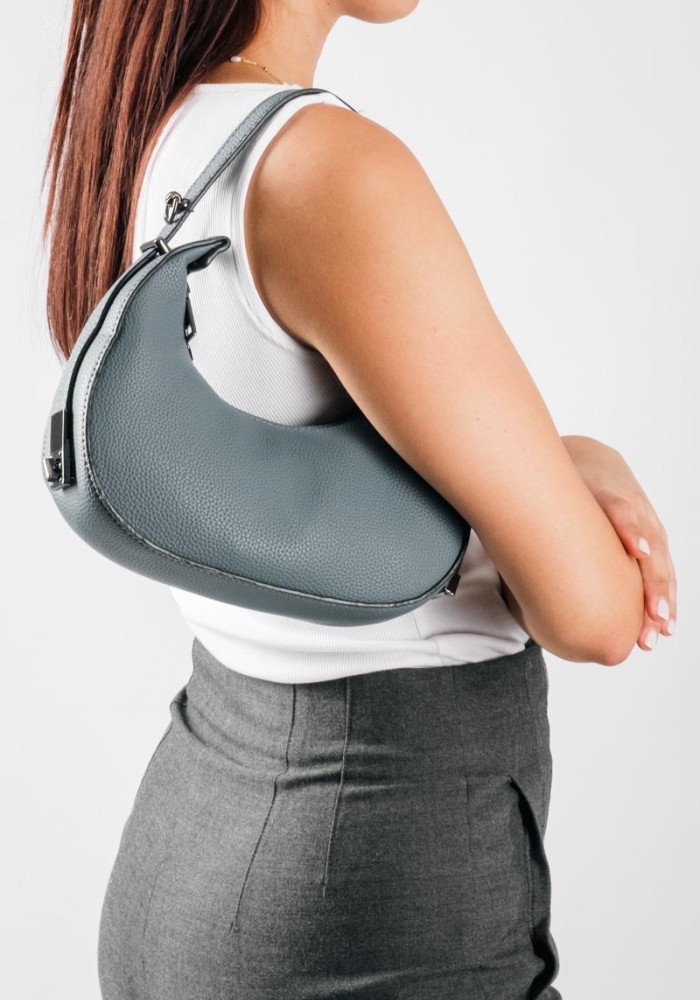Τσάντα μικρή σε στυλ Crescent Bag με λουράκι χιαστί στο εσωτερικό μέρος ΠΕΤΡΟΛ