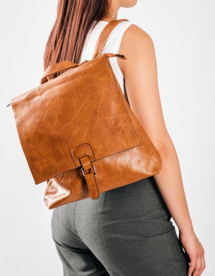 Casual & Office Style σακίδιο πλάτης με μπροστινό κούμπωμα ΤΑΜΠΑ