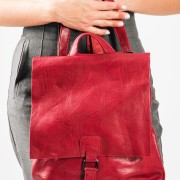 Casual & Office Style σακίδιο πλάτης με μπροστινό κούμπωμα ΜΠΟΡΝΤΩ
