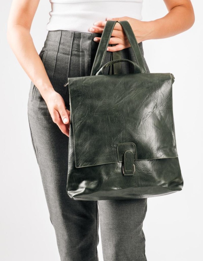 Casual & Office Style σακίδιο πλάτης με μπροστινό κούμπωμα ΛΑΔΙ