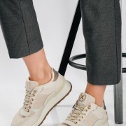 XTI Casual sneakers με ελαστικά κορδόνια ΜΠΕΖ XTI Casual sneakers με ελαστικά κορδόνια ΜΠΕΖ