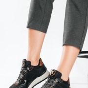 XTI Γυναικεία sneakers με κορδόνια ΜΑΥΡΟ XTI Γυναικεία sneakers με κορδόνια ΜΑΥΡΟ
