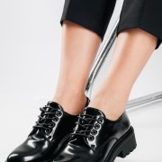 PAREX γυναικεία oxford με κορδόνια και chunky σόλα ΜΑΥΡΟ PAREX γυναικεία oxford με κορδόνια και chunky σόλα ΜΑΥΡΟ