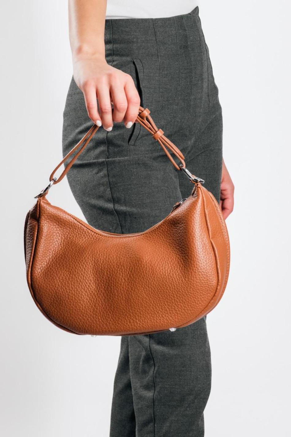 Hobo style τσάντα χειρός, ώμου με επιπλέον μακρύ λουράκι ΤΑΜΠΑ