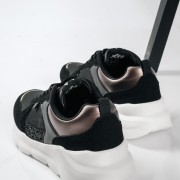 XTI chunky sneakers για κορίτσια με glitter ΜΑΥΡΟ XTI chunky sneakers για κορίτσια με glitter ΜΑΥΡΟ