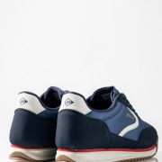 DUNLOP Ανδρικά sneakers με λευκές λεπτομέρειες ΜΠΛΕ