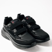 ZAK Ανδρικά αθλητικά με velcro ΜΑΥΡΟ