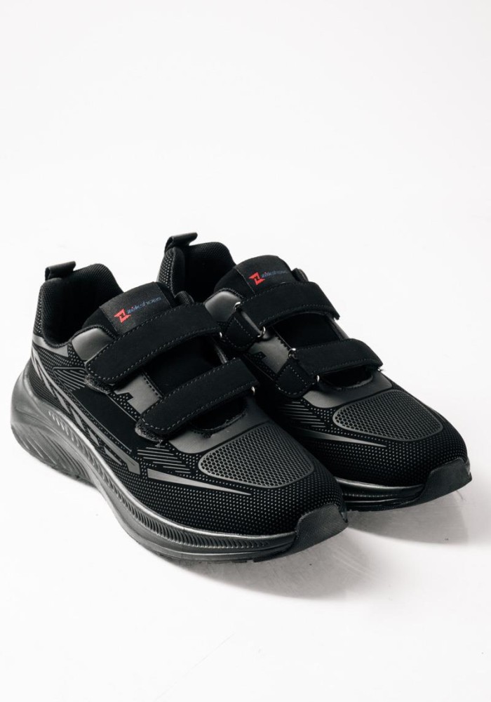 ZAK Ανδρικά αθλητικά με velcro ΜΑΥΡΟ
