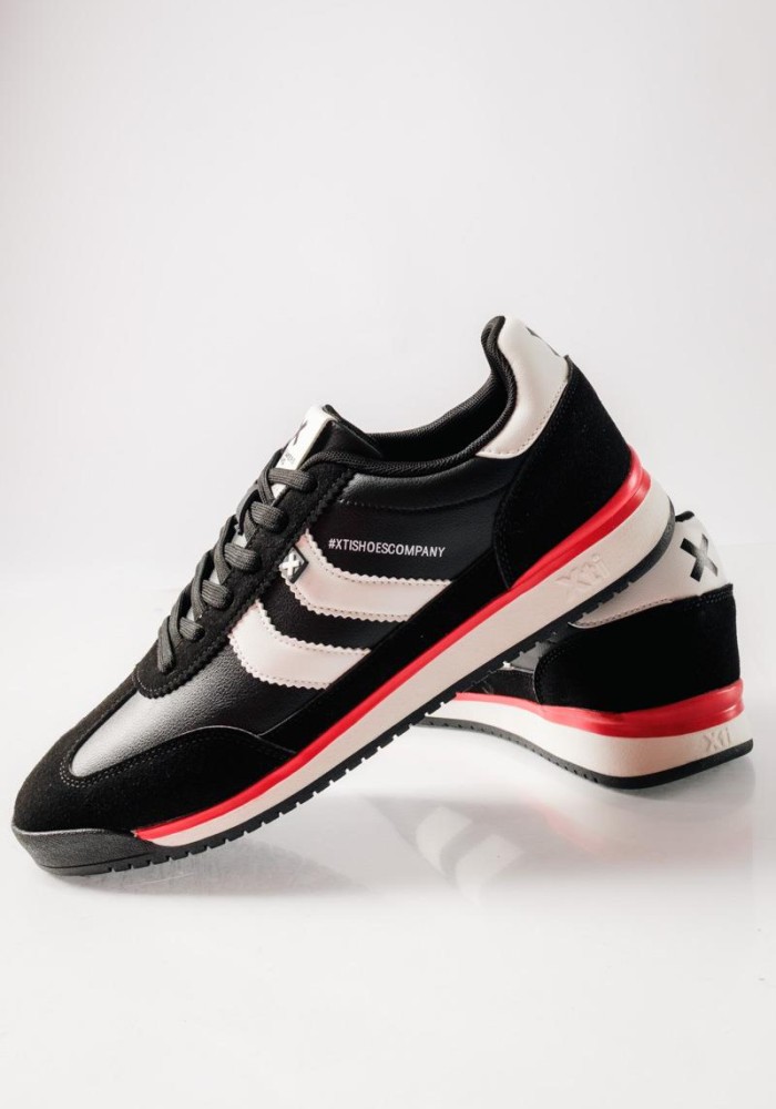 XTI Ανδρικά sneakers με χρωματική αντίθεση ΜΑΥΡΟ