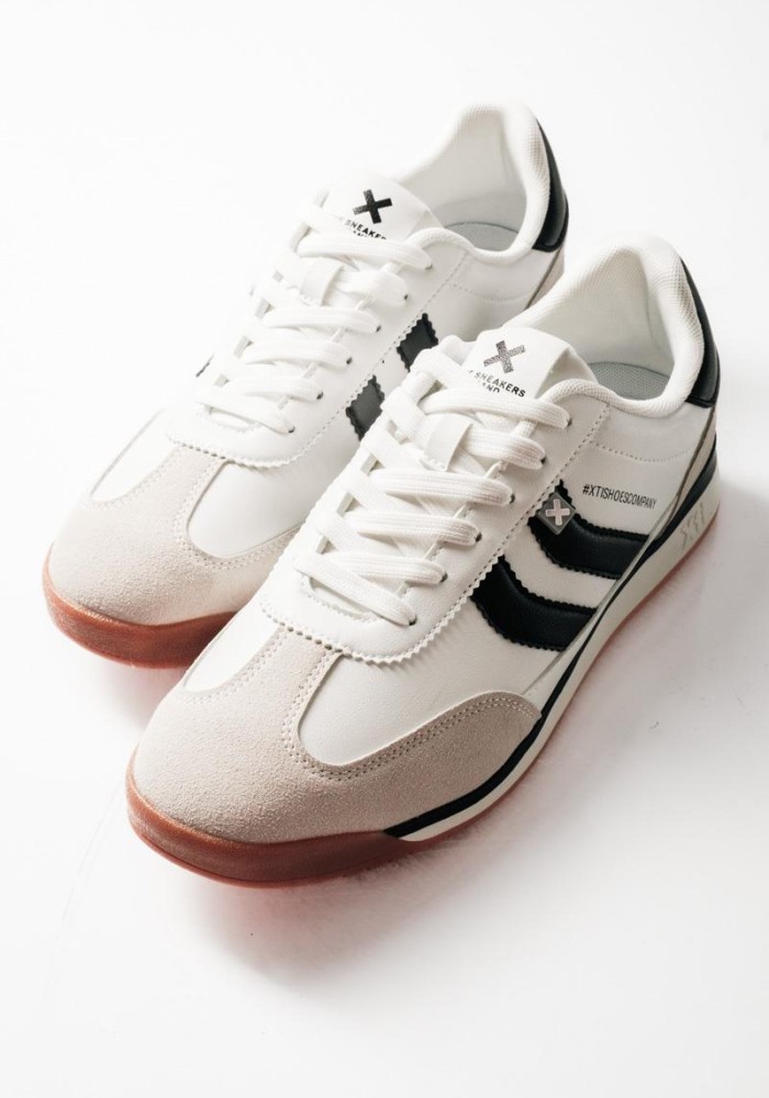 XTI Ανδρικά sneakers με χρωματική αντίθεση ΑΣΠΡΟ