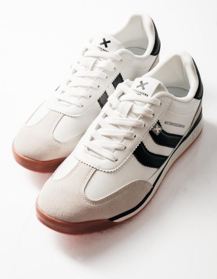 XTI Ανδρικά sneakers με χρωματική αντίθεση ΑΣΠΡΟ