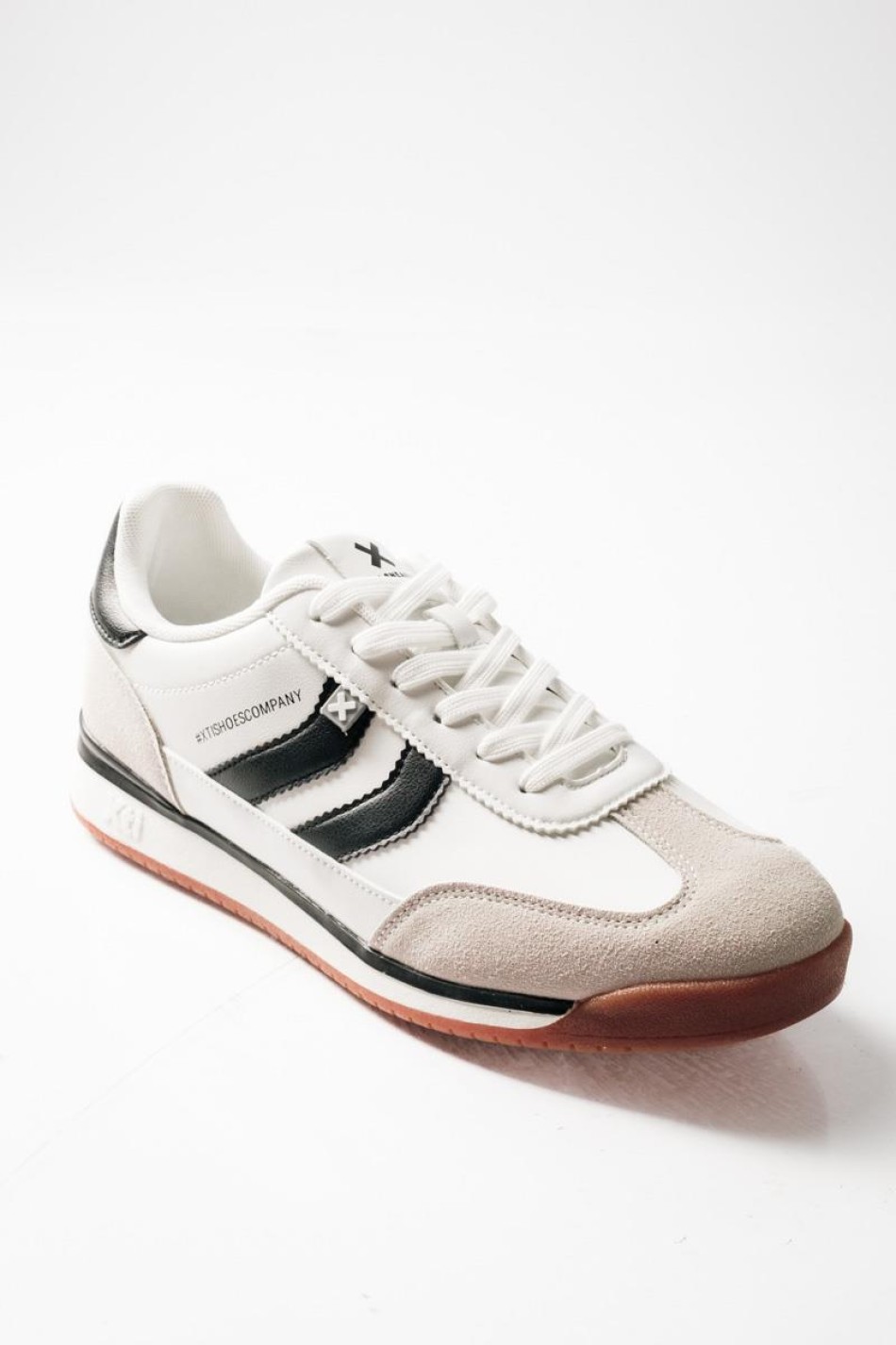 XTI Ανδρικά sneakers με χρωματική αντίθεση ΑΣΠΡΟ