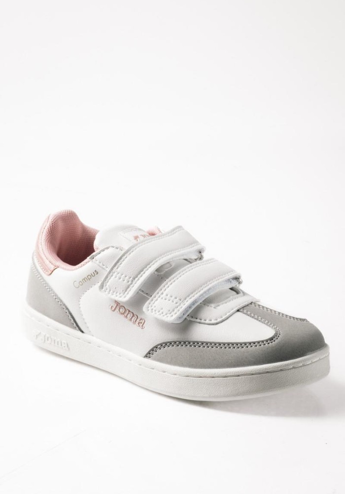 JOMA Αθλητικά για κορίτσια με διπλό velcro ΑΣΠΡΟ