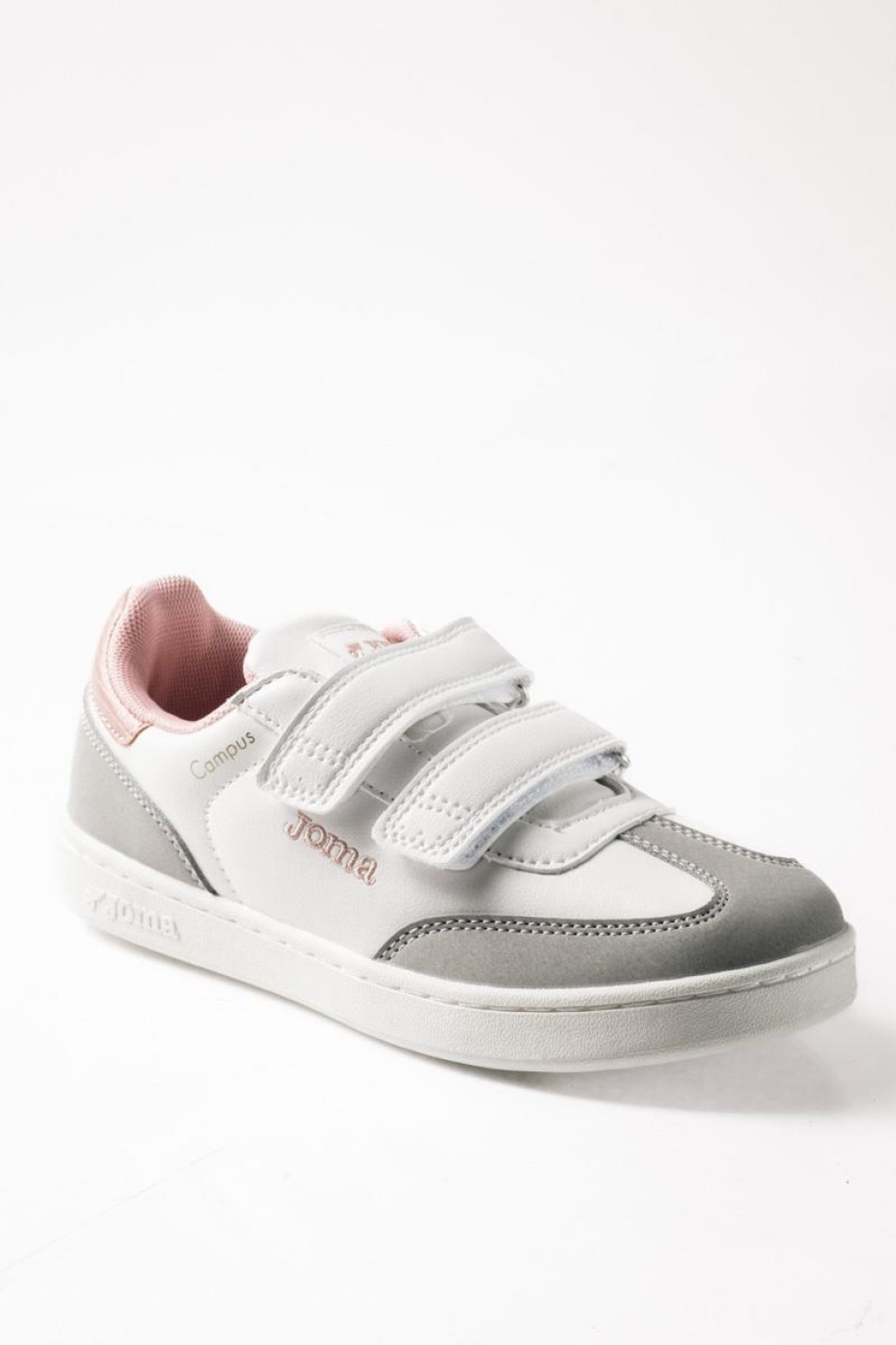 JOMA Αθλητικά για κορίτσια με διπλό velcro ΑΣΠΡΟ